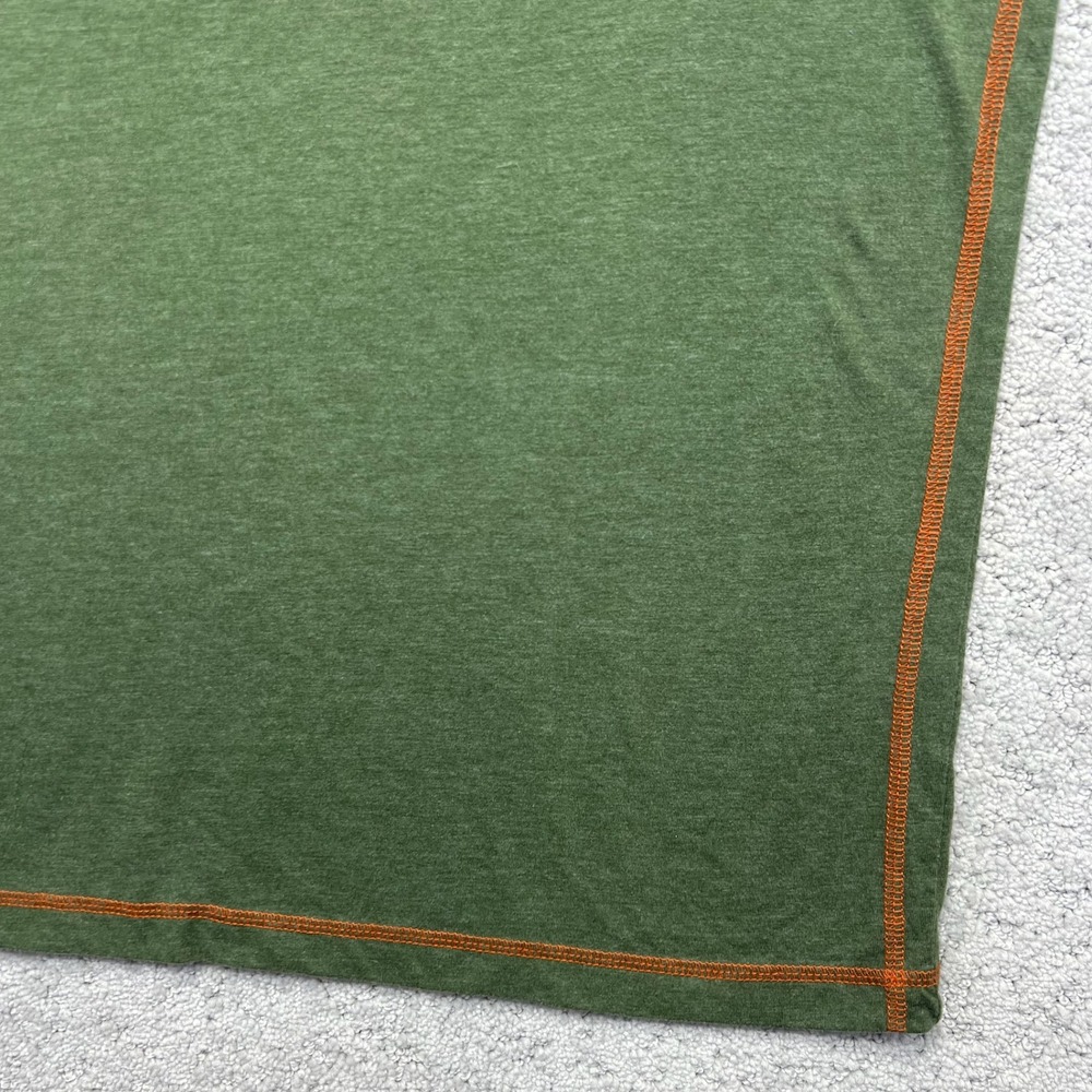 Carbon2Cobalt T-Shirt Mens XL Green Contrast Stitch Organic Cotton Blend - Picture 4 of 12